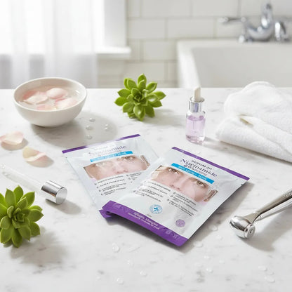 4 MASCARILLAS ACLARANTES NIACINAMIDA TRATAMIENTO PARA EL MES COMPLETO